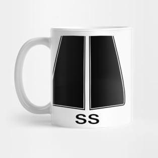 72 Chevelle SS Stripes (Black) Mug